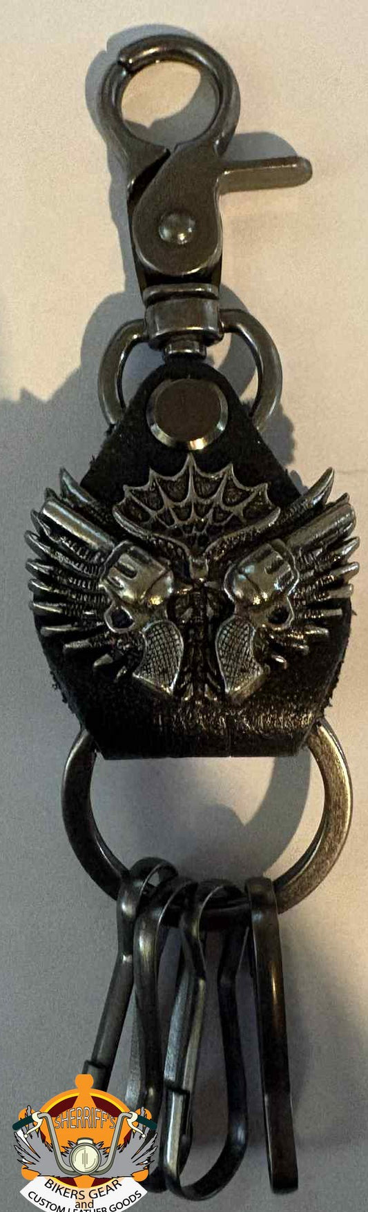 Gun & Wing keyring