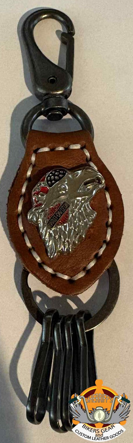Harley Davidson with Eagle Keyring