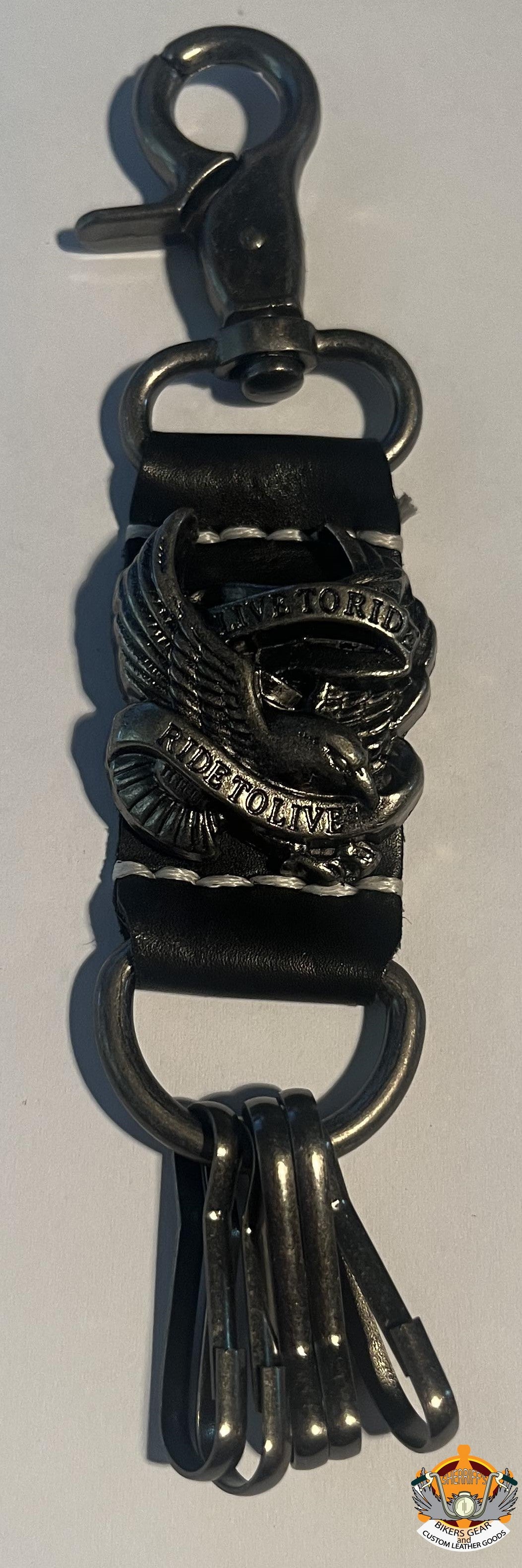 Live to Ride Ride to live Keyring