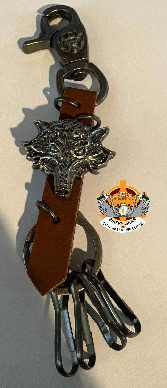 Wolf keyring