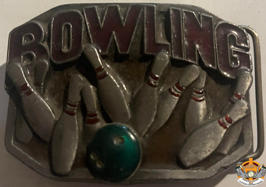 10 Pin Bowling Belt Buckle