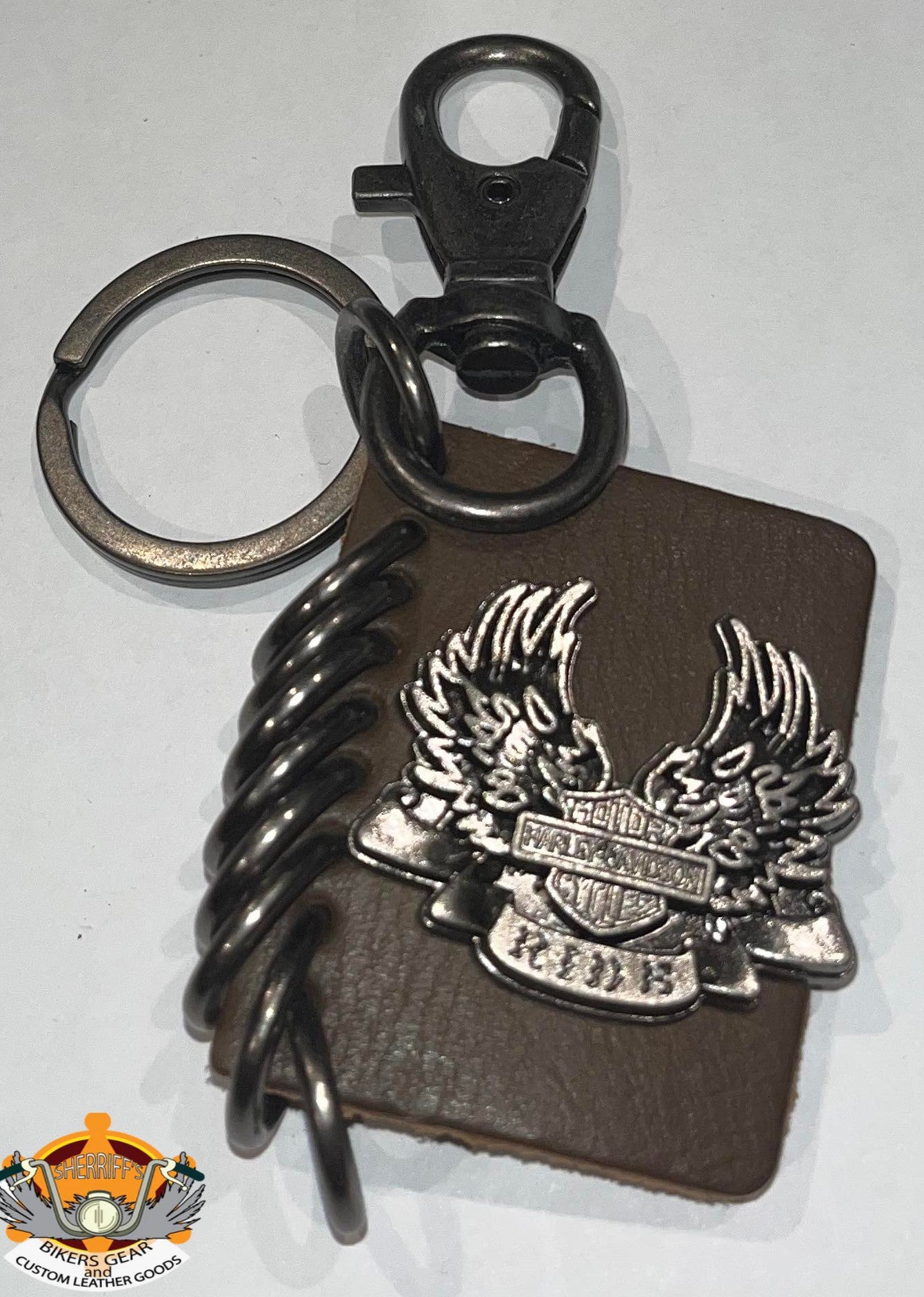 Harley Davidson Keyring Booklet with Wings