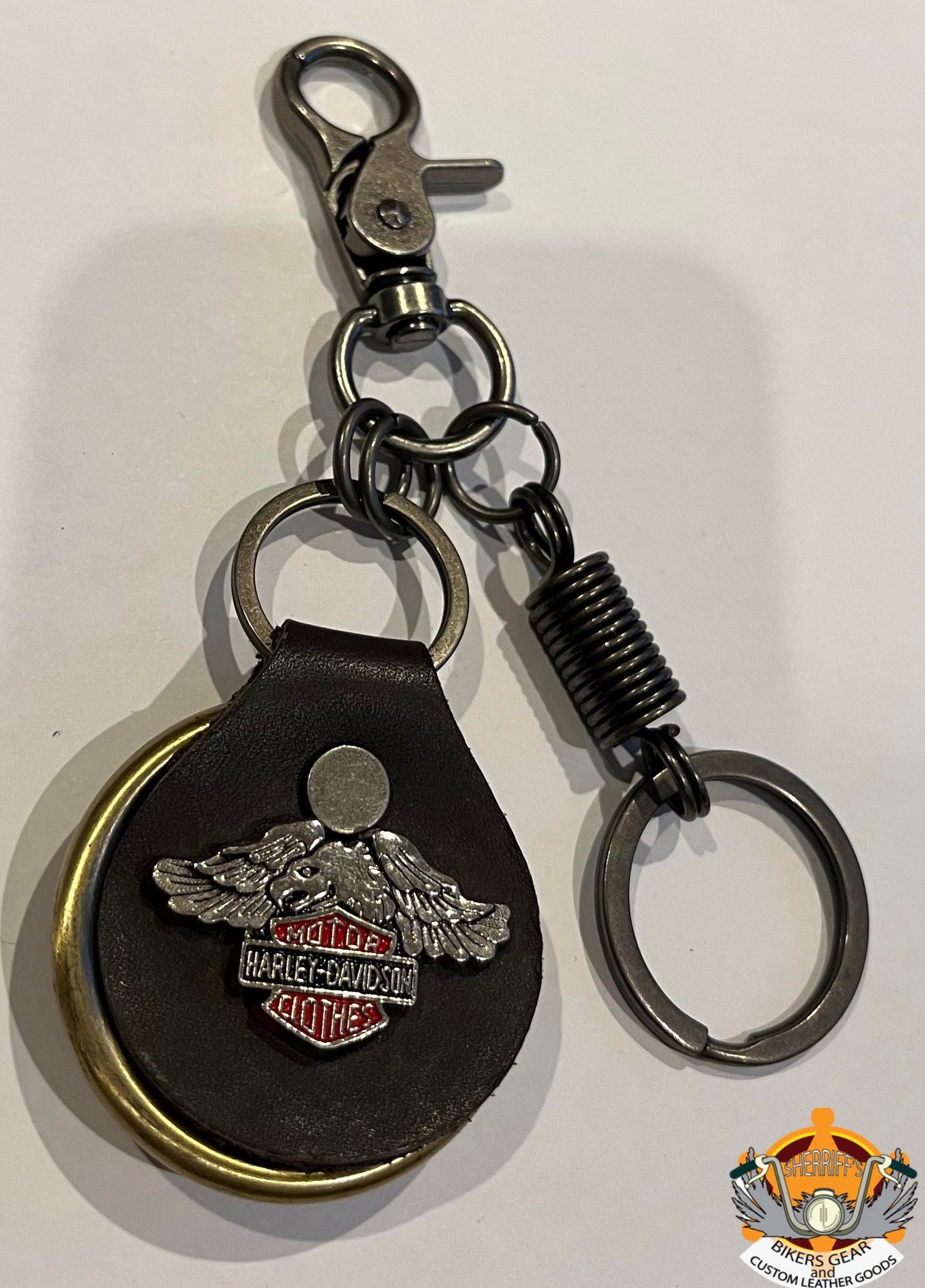 Harley Davidson Keyring with Flying Eagle