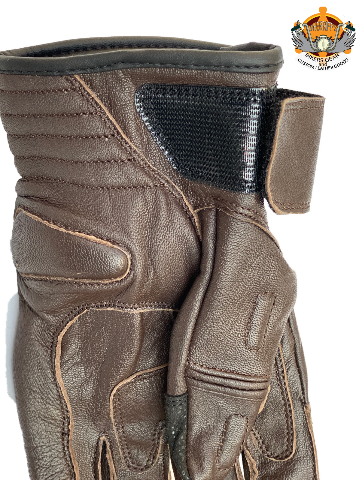 HUFS Leather Cruiser Gloves Brown - Mens