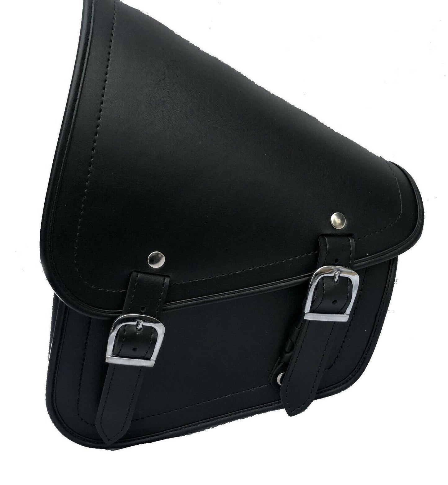 Bling Rounded Harley Swing Bag - Left Side