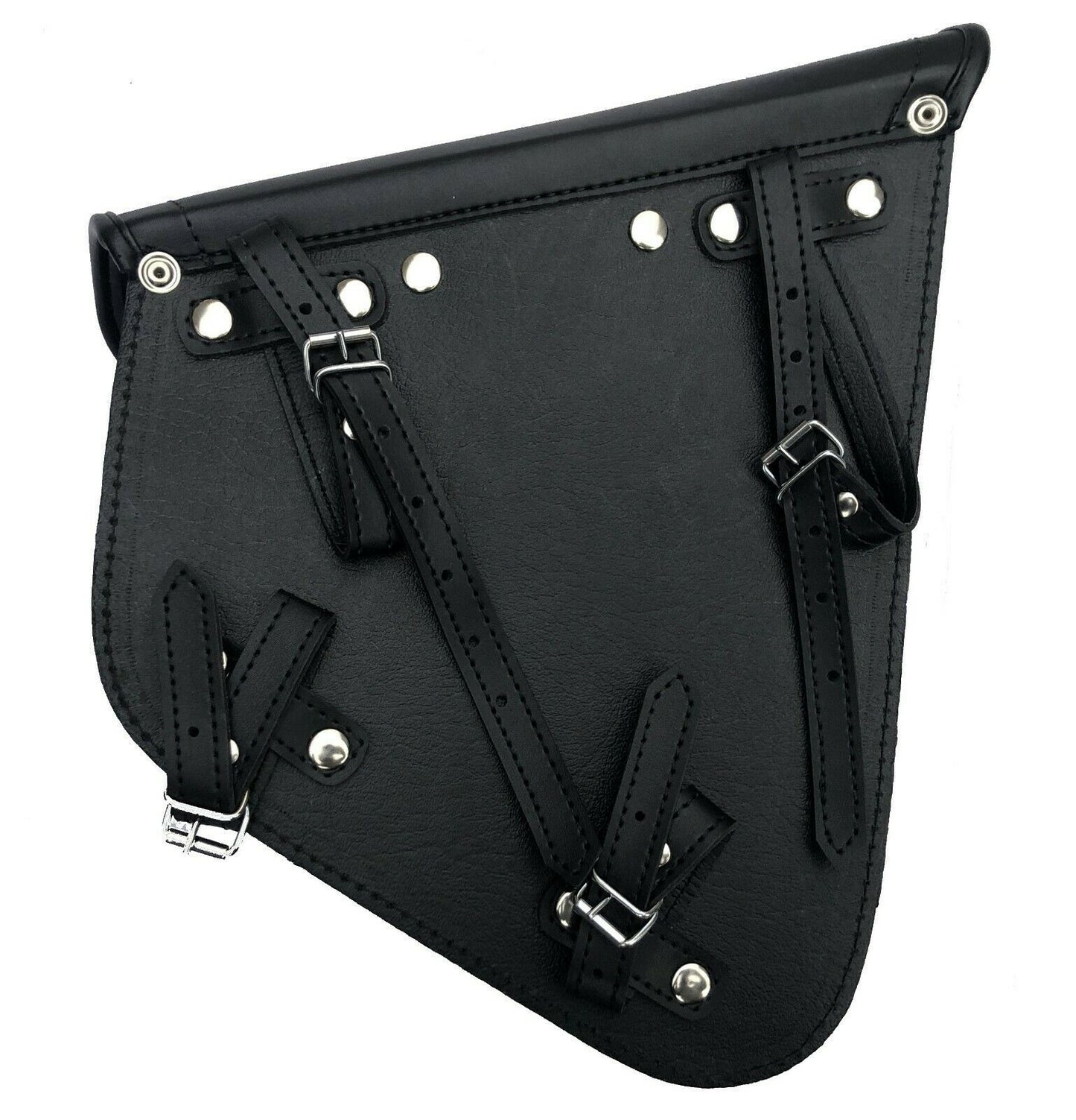 Bling Rounded Harley Swing Bag - Left Side