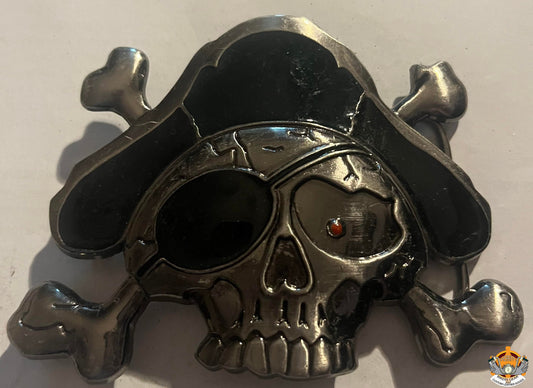 Skull and Bones Belt Buckle