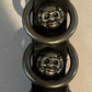 3 Skull Keyring
