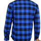 Flannel Shirt with Kevlar Lining - Blue and Black