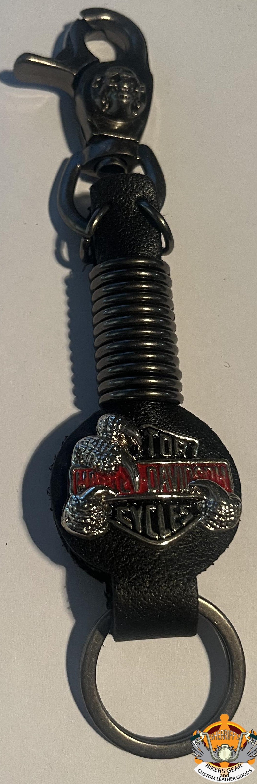 Harley Davidson Keyring with Claw Holding Logo