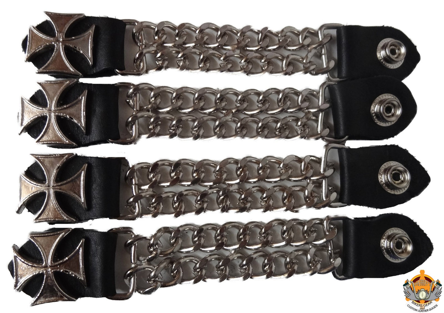 Chrome Chain Cross Vest Extenders