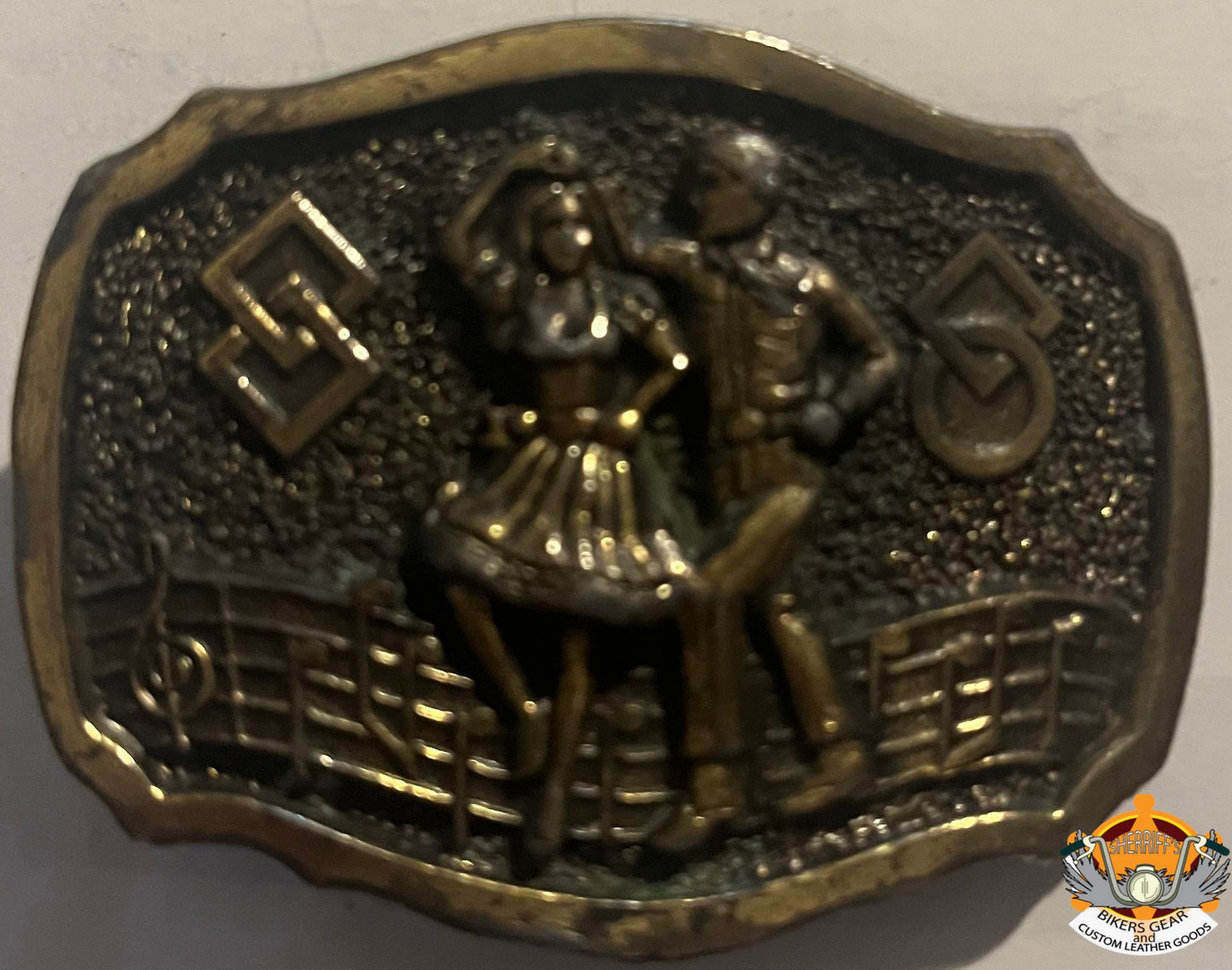 Dancing Couple Belt Buckle