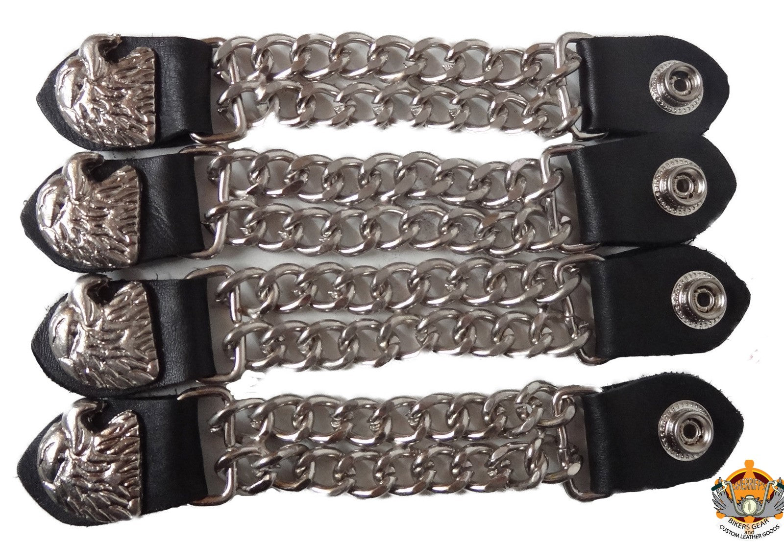 Chrome Chain Eagle Vest Extenders – Sherriff's Bikers Gear