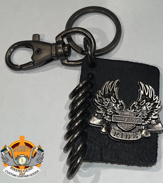 Harley Davidson Keyring Booklet with Wings