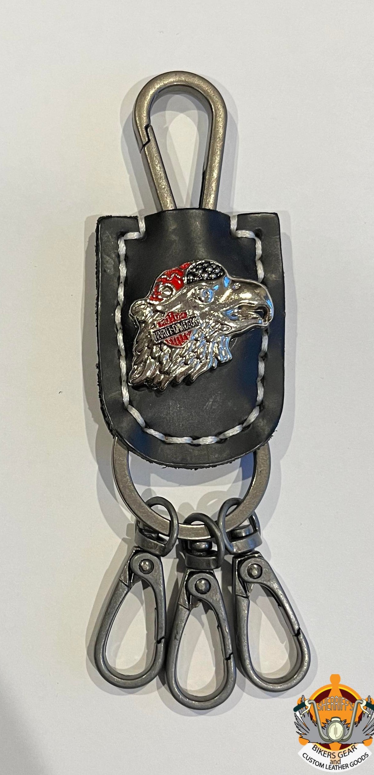 Harley Davidson Keyring with Eagle Head