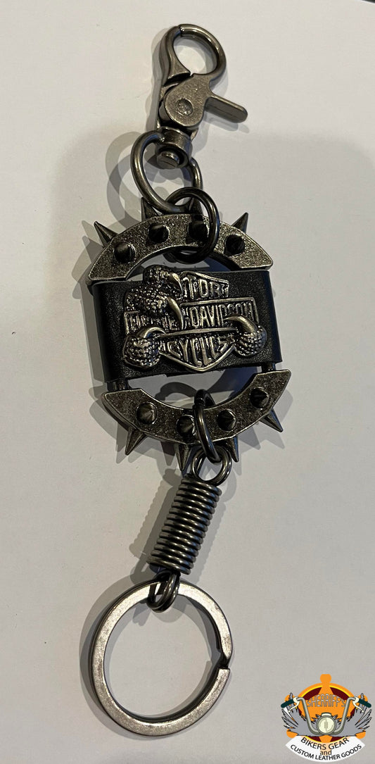Harley Davidson Keyring with Claw & Studs