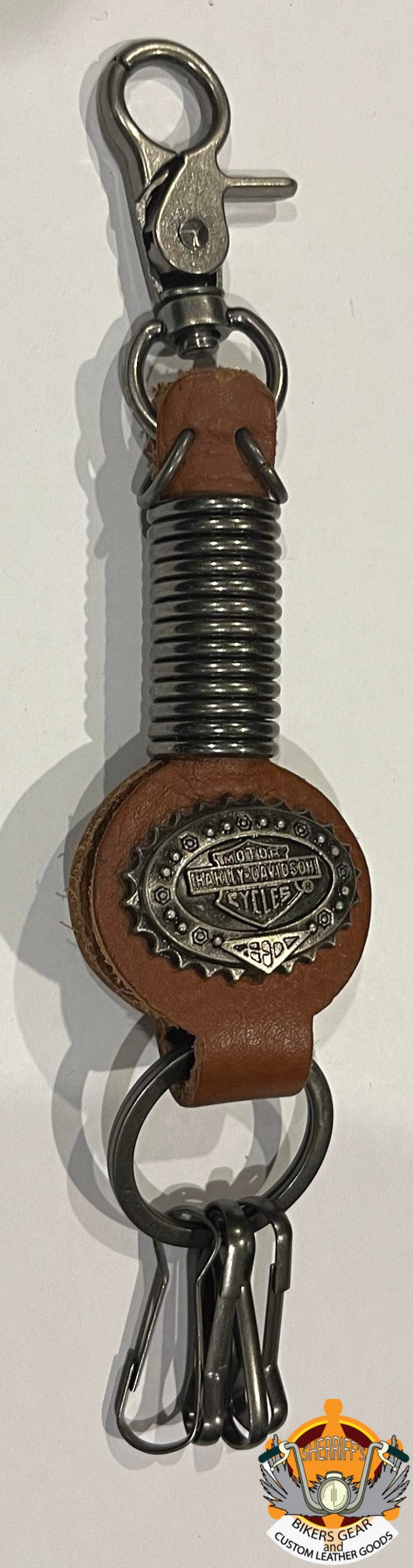 Harley Davidson Keyring with Cog