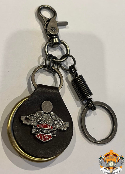 Harley Davidson Keyring with Flying Eagle