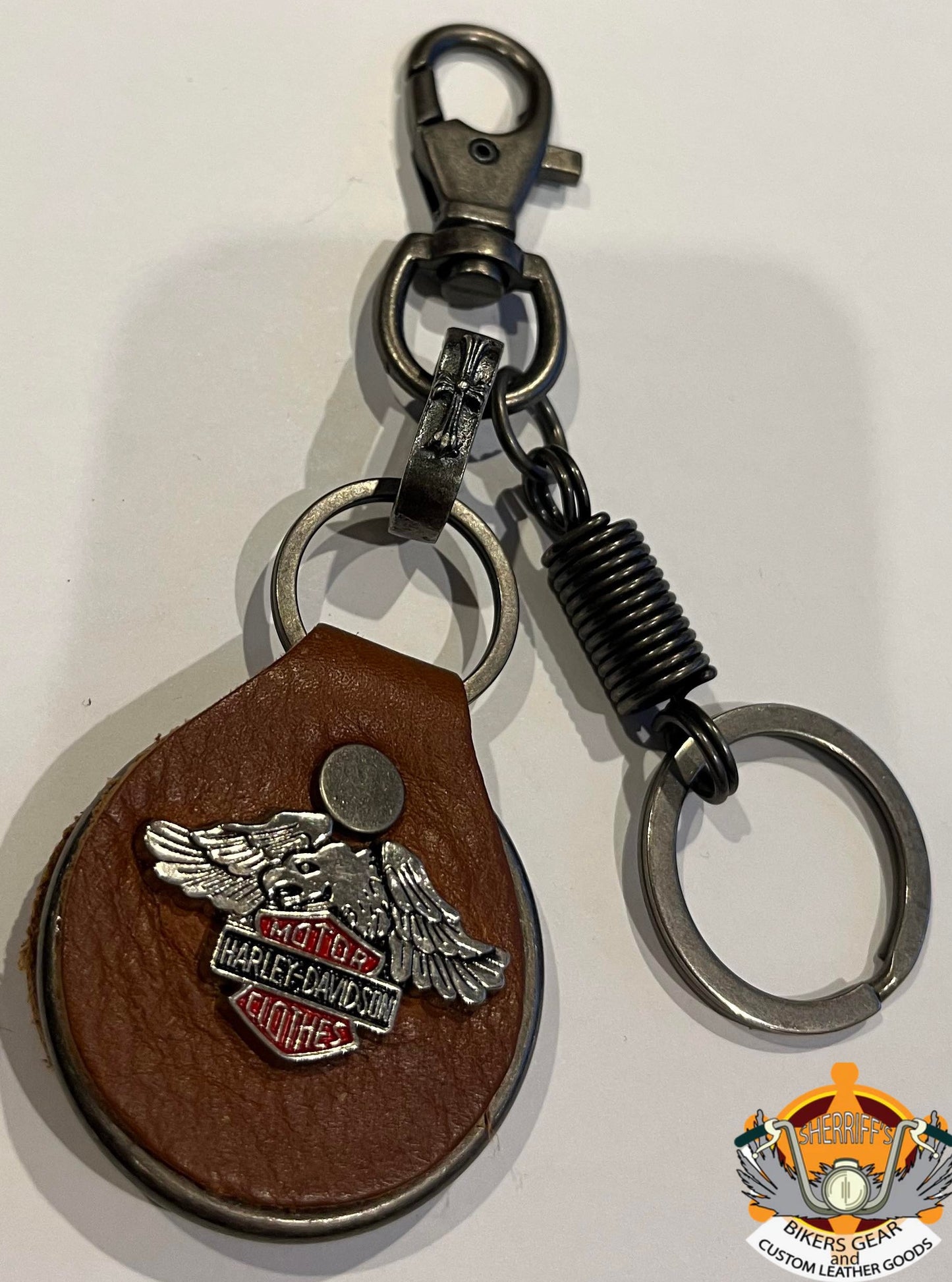 Harley Davidson Keyring with Flying Eagle