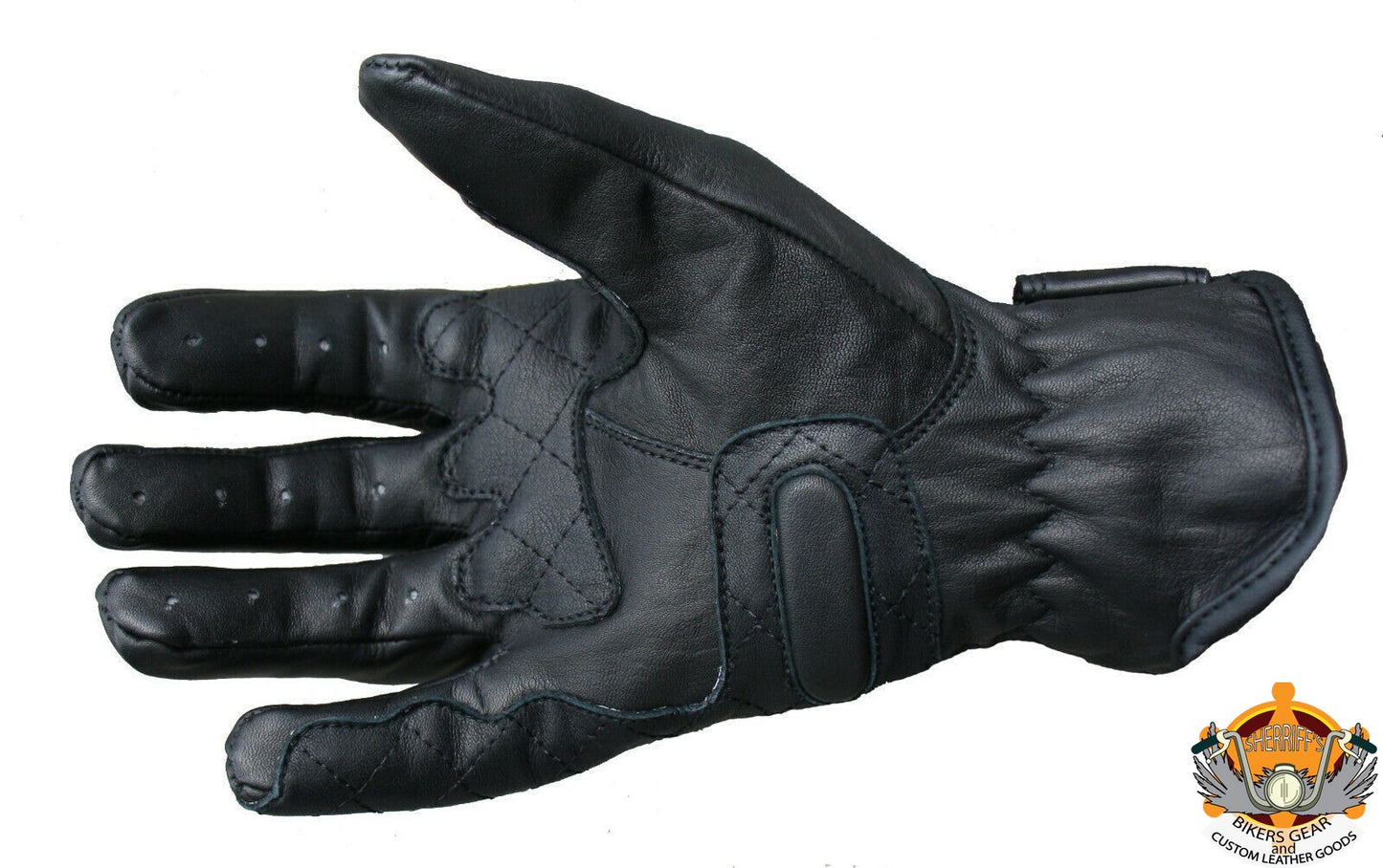 Soft Leather Button Gloves - Ladies