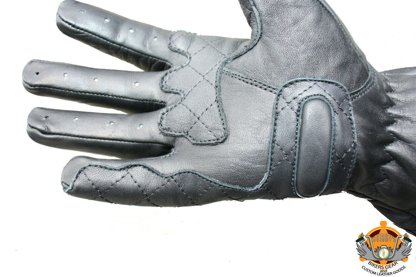 Soft Leather Button Gloves - Ladies