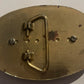 Patterned Belt Buckle with Stones