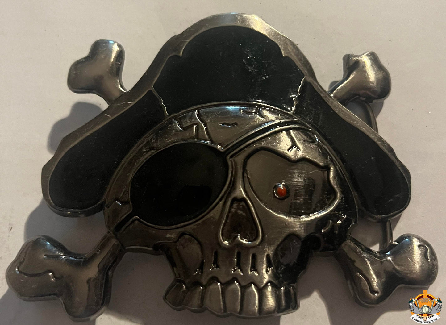 Skull and Bones Belt Buckle