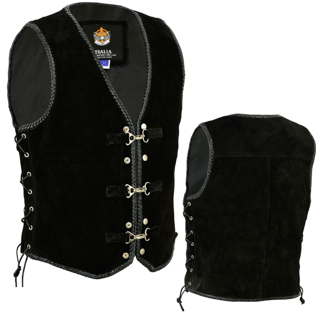 Suede Vest - Mens