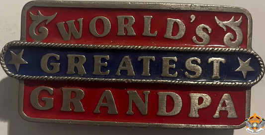 World's Greatest Grandpa Belt Buckle